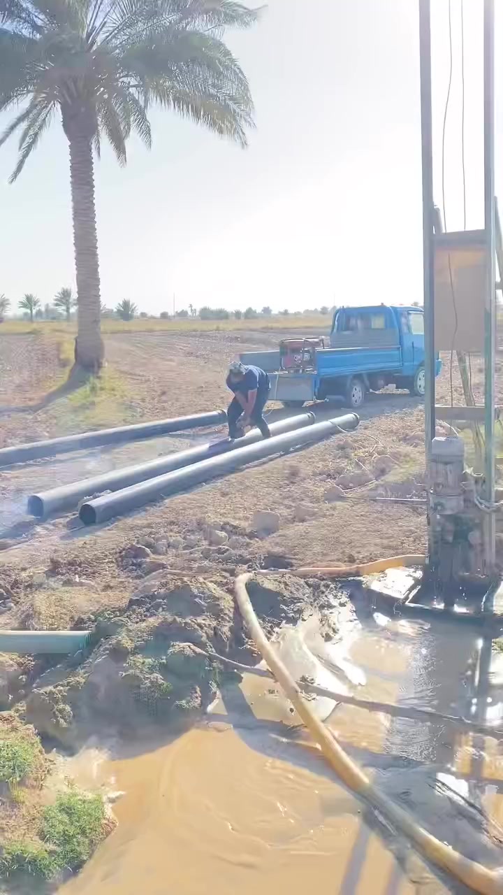 السلام عليكم حفر جميع لاابار الرتوازيه في جميع محافظات العراق  في جميع الحجام  ام 10 ام 8 ام 6 ام 4 سيد احمد لاتصال ***********
