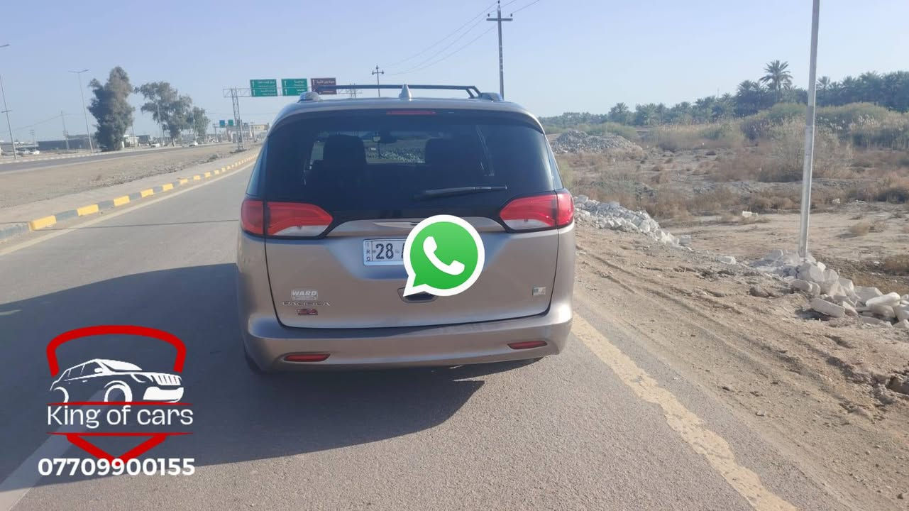 💸 للبيع 💸

✅ علق بكلمة ( السعر ) الرد تلقائي 

✅ كرايسلر باسيفيكا

✅ موديل 2017 أصل امزمزه 2020

✅ محرك 3600

✅ كير ماوس 9 نمر

✅ تشغيل عن بعد

✅ ابواب كهربائية 

✅ ماشية 163 الف كيلو متر

✅ حادث جدا بسيط صورة الحادث بالمنشور ( بدون لغد بدون شاصي )

✅ نقص حجر صالصنه 

✅ رقم السياره نجف 

📌 موقع السياره بغداد والنجف 

✋ #ملاحظة السياره تباع عن طريق الصفحة ونخلي مسوليتنا فقط نحنو ( وسطاء للبيع ) 

📞 للاستفسار الاتصال 

***********
