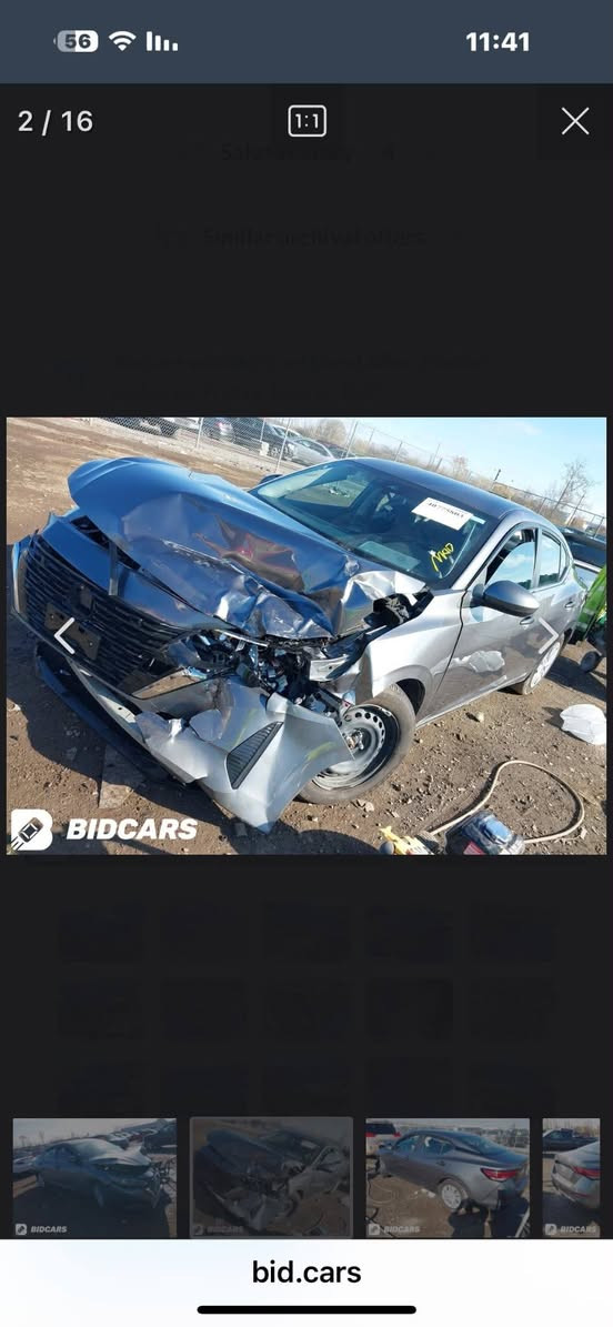 السلام وعليكم
نيسان سنترا 2024 رقم بغداد ماشيه 21 ميل شرط التحويل ثاني يوم صور الحادث مرفق مع الصور والسونار

ديالى بعقوبه 

***********
