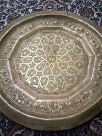 صينية نحاس • ٣٥سم • شغل يدوي