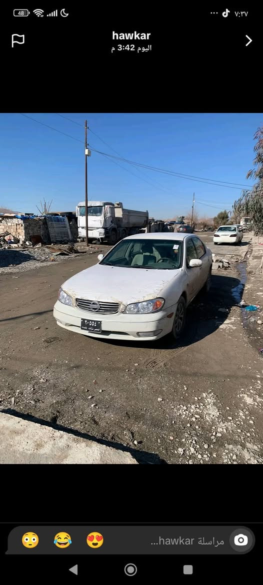 ماگزيما 2002 مزايدة كركوك  وه كاله عامه بسمي 
محرك 3000كير ئوتو ماتيك 
تاخم طائرات جديد تاخم گدام جديد 
بدون ضربه كير محرك بل شرط 
سياره جاهز  ته بريد  
ماگزيما 2002مزيده ي كركوك وه كاله ي عامه 
به ناو خومانه. مه كينه ي 3000كير ئوتو ماتيك 
تاخم پيشي تازه تاخم تايه تازه سياره كه جاهيزه 
سياره كه بي زه ربه يه كيرو مه كينه و ته بريد به شه رت *********** كركوك, العراق
