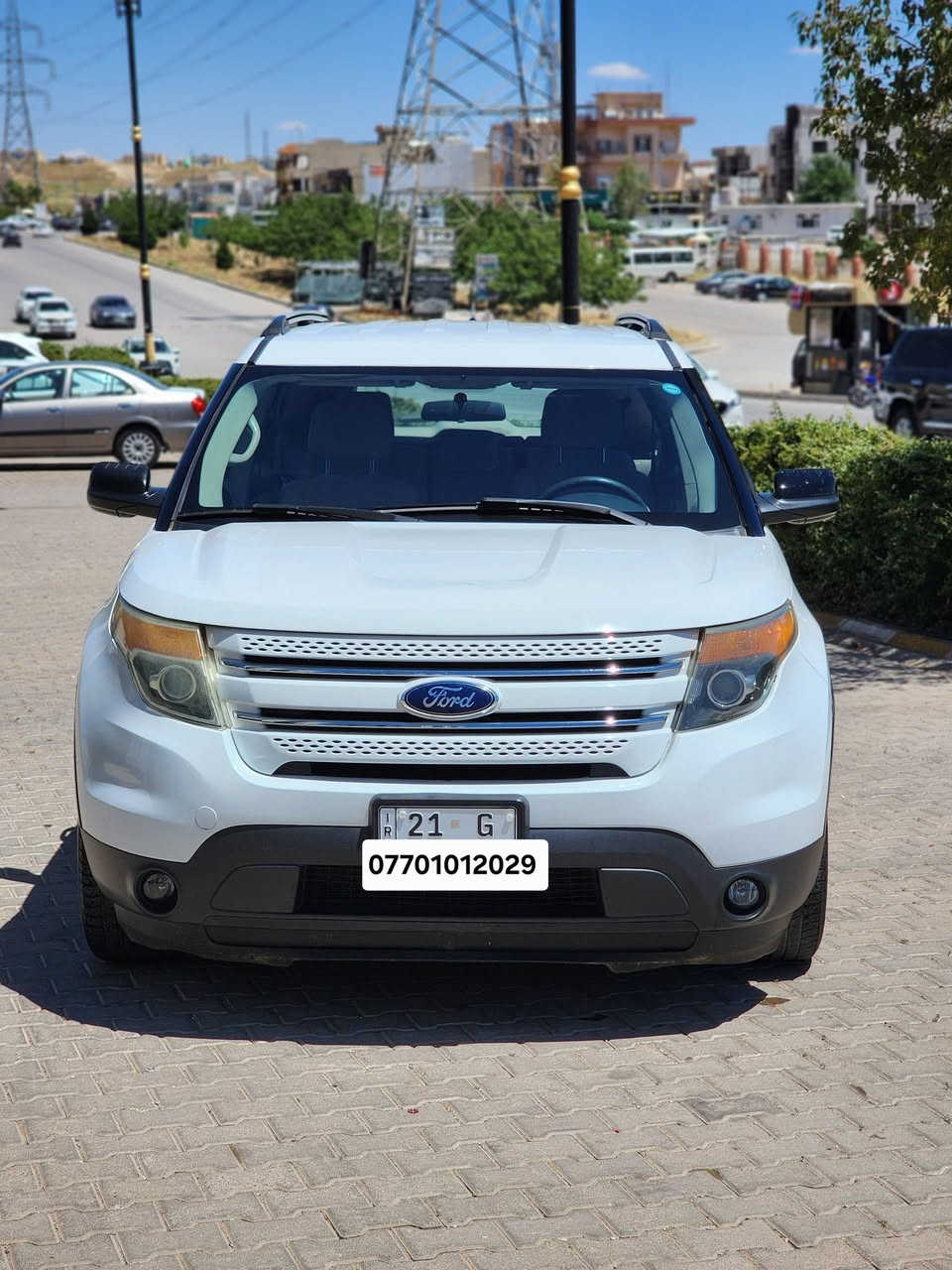 FORD EXPLORER 2013
***********
***********
فۆرد ئێکسپلۆرا
مۆدێل 2013
خلیجی
شەریکە نیڤا
رەنگی سپی بەفری
سەنەوی تازە
رەقەم تازە
3 ریز کوشن
7 نەفەری
مەکینە 6 بستۆن
بەشەرتی گێر و مەکینە
رەسمی سۆنەرم داناوە
بۆ زانیاری زیاتر پەیوەندی بکەن
//////////////////////////////////// \\\\\\\\\\\\\\\\\\\\\\\\\\\

فورد إكسبلورر 2013
***********
***********
فورد إكسبلورر
موديل 2013
جلف
الشريك: نيفا
لون أبيض ثلجي
إطارات جديدة
لوحة ترخيص جديدة
3 صفوف مقاعد
7 أشخاص
محرك 6 سلندر
للبيع، مستعملة وأوتوماتيكية
صورة فحص بالموجات فوق الصوتية مرفقة
للمزيد من المعلومات، تواصلوا معنا
