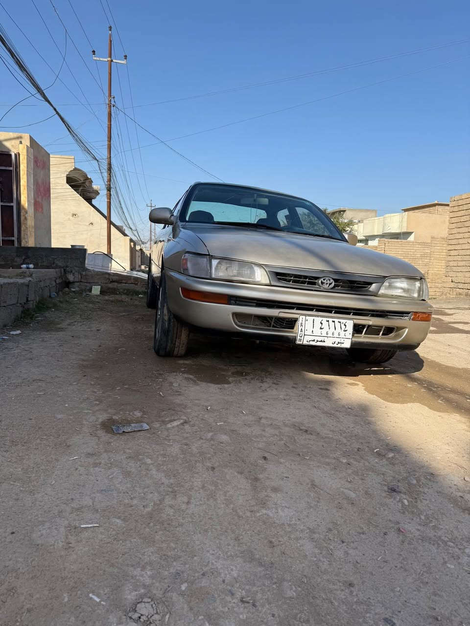 السلام عليكم..
للبيع بسعر مناسب جدآ 50 وبيها مجال بصيط…

 

كورلا موديل 1991 محور…

السياره رقم نينوى سنويه مساقطه…

مصبوغه فرن حراري درجه اولى….

السياره بيها نقوصات قليله….

محرك 1600 بدون بخار وبدون تنقيص…

كير بدون عيب…

صدر نص عمر…

تواير نص عمر…

ويل كب حجم 16…

مسجل وسماعات4…

دشبول جديد…

السياره نضيفه من الخارج والداخل…

مكان صلاح الدين قضاء بيجي…

‭0770 631 5201‬

وحياكم الله…
