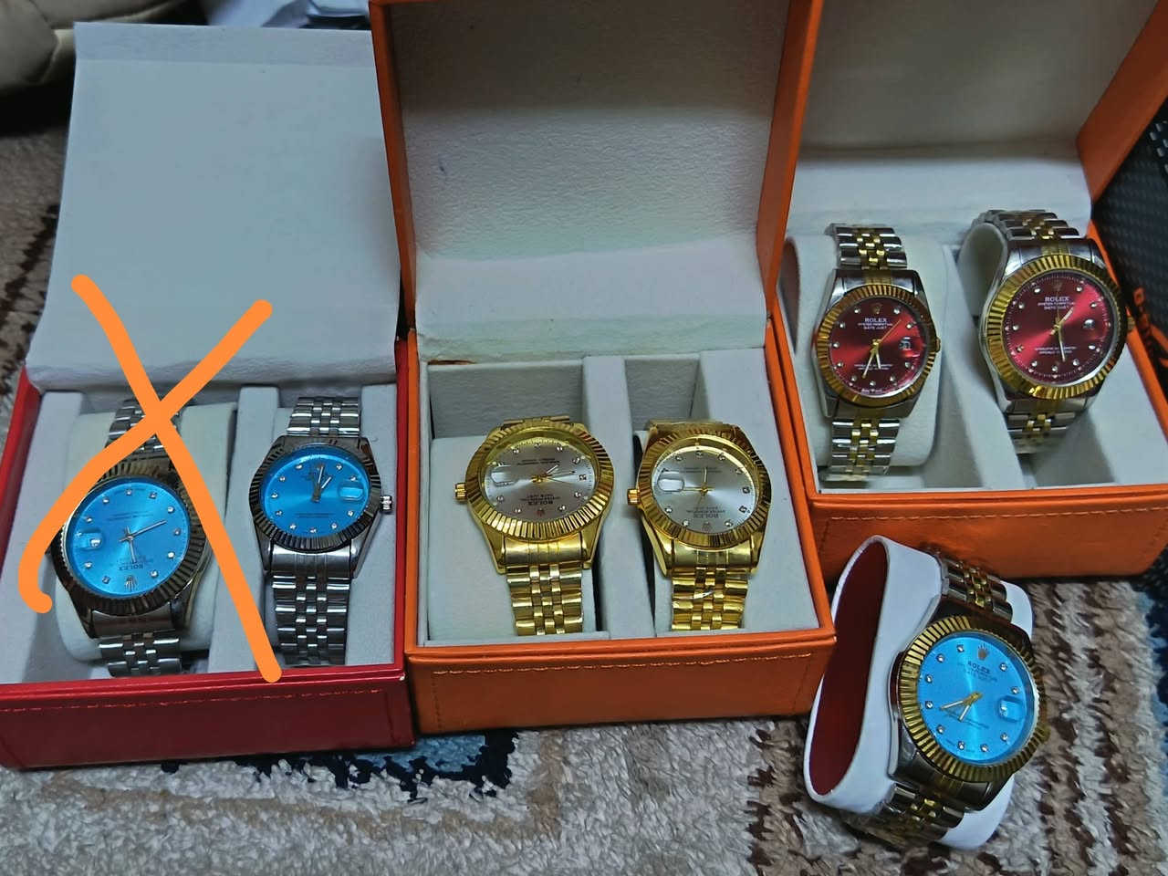 ساعات للبيع تصفيه محل نقص فقط باتري تبديل سعر قطعه ب5 قطعتين ب8


**إذا كنت صاحب هذا الإعلان وتريد حذفه لأي سبب، رجاءا أرسل رسالة إلى الدعم الفني**