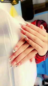 لوحاااات فنيه😻💖😻 جل اكستنشن مع جلش ٢٥🙉🙊 جل اكستنشن مع جلش ودزاين كامل ...