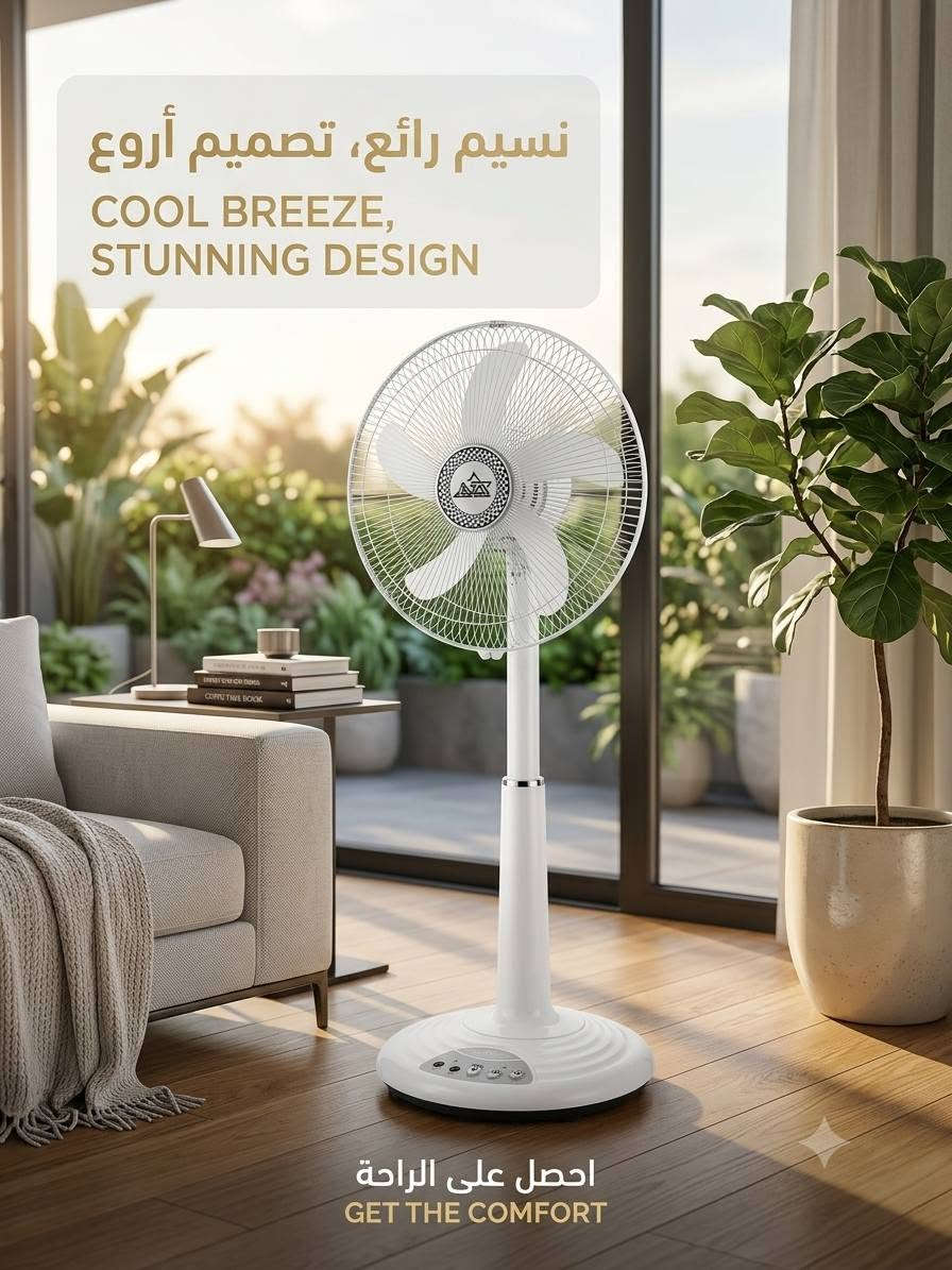 🌬️ انِتعاش دائم.. بتصميم عصري! ✨
​ودّع حر الصيف مع المروحة العمودية المتطورة! 🌪️
تجمع بين قوة التبريد والهدوء التام، مع تصميم أبيض أنيق يناسب ديكور منزلك أو مكتبك ويمنحك أجواءً مريحة طوال اليوم.
شحن + اضائة + تعمل على الكهرباء ايضاً.
​
العنوان بسمايه الشارع العام مجاور سوبر جكن 
للاتصال: ***********

​#مروحة_عمودية #انتعاش #أجهزة_منزلية #صيف_بارد
