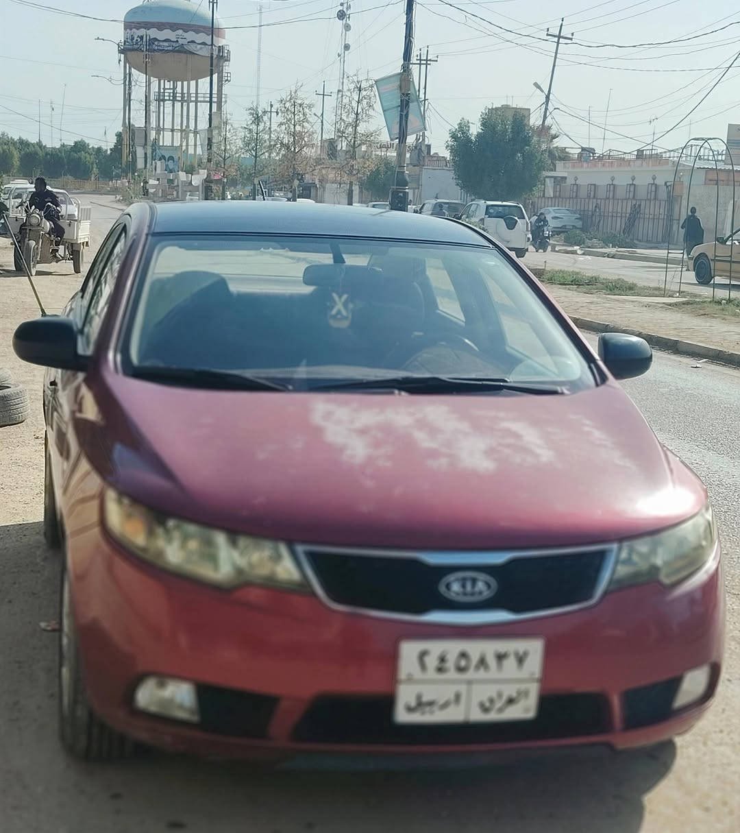 سيراتو 2012 خليجي للبيع او للمراوس حسب القناعه
السياره خليجيه مكفوله كفاله عامه عدا مكانات بارد  بدون قطره صبغ وبدون حادث  كما موضح بالسونار 

فقط بيه جراد بسيط بالقماره والبنيد وقبق الجنطه  جراد خفيف 

مكان السياره قضاء  شامية 

رقم أربيل لغاية 27  تحويل ثاني يوم 

ملاحظه : مكينة 1600 كير محرك كفاله كيره اوتو  6نمر 

تدفئه تبريد شغال  السعر 98 وبيها مجال  وللاتصال   ***********

كهربائياته شغاله السياره ابلاديه على وضع الشركه
