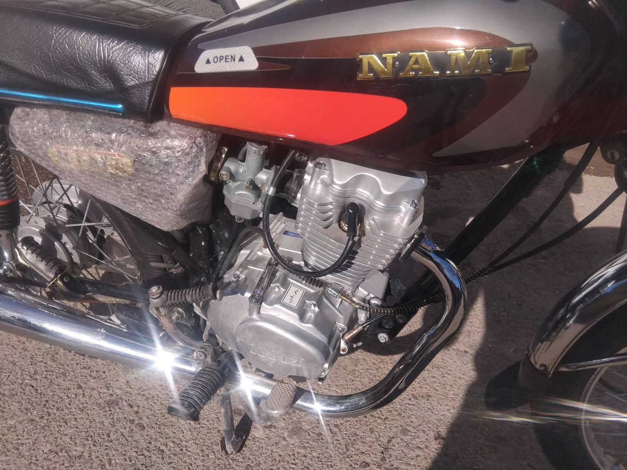 دراجه ايراني 4 كير
موديل 2023
محرك ما مفتوح +مكفول
اورق موجوده اصوليه 
مكاني الشعب حي اور
السعر 650 وبيه مجال 
رقم ***********
