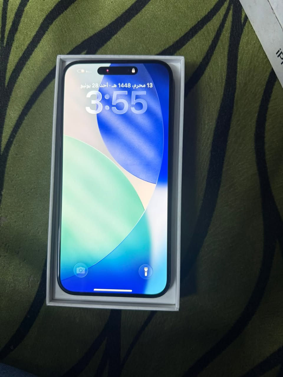 ايفون 15 برو ماكس ذاكره 256 بطاريه87
ماستر شرق اوسط عربي نظافه100‎%‎
مستبدل فقط شاشه اصليه تفصيخ
شرق اصليه شاشه فيس ايدي شغال
كله شغال جهاز اي خلل مابي
كرتونه اصليه مالته مطابقه
السعر 850 بي مجال قليل مكاني بغداد
رقم ‭***********‬
