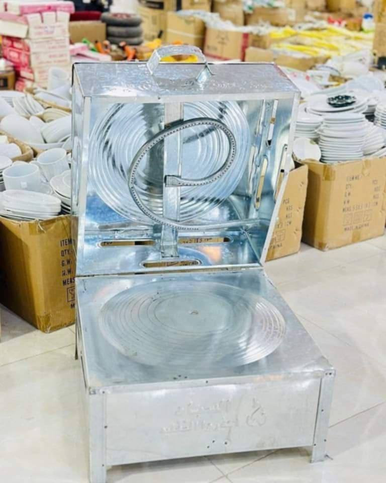 تنور غازي ارضي تصنيع عراقي
للخبز �
للشوي�
للمعجنات��
يستخدم داخل المنزل �
� بعيد ع اجواء المطر و الحر �
 مع كامل الملحقات 
السعر ٣٥ الف
يشمل  _صوندة _ قفايص_ كاكات تقسيم _  )   
للحجز عل خاص أو عل واتساب [hidden information] كربلاء, العراق


**إذا كنت صاحب هذا الإعلان وتريد حذفه لأي سبب، رجاءا أرسل رسالة إلى الدعم الفني**