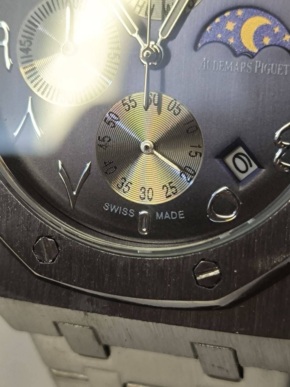 شاهد الاستوري عرض نار 🔥
اودميار AP  

تحفه فنيه تتخطى مفهوم الوقت
مكينة كوارتز كونكراف جميع (السناتر شغاله)
الميناء نيلي بتريجة بنفسجي مميز مزودة بمنفذ تاريخ 
نظام شمسي قمري شغال 
زجاج زفير مقاوم للخدش
الهيكل مصنوع من الاستانلس ستيل جودة عالية
مقاومة للماء والغبار
مختمة من كل مكان حفر
سير مصنوع من الاستانلس ستيل جودة عالية 
قفل فراشة

ملاحظة متوفره قطعة واحده فقط 

السعر :- 46 الف ع اول تم 
للحجز والاستفسار يرجى الاعتماد خاص


**إذا كنت صاحب هذا الإعلان وتريد حذفه لأي سبب، رجاءا أرسل رسالة إلى الدعم الفني**