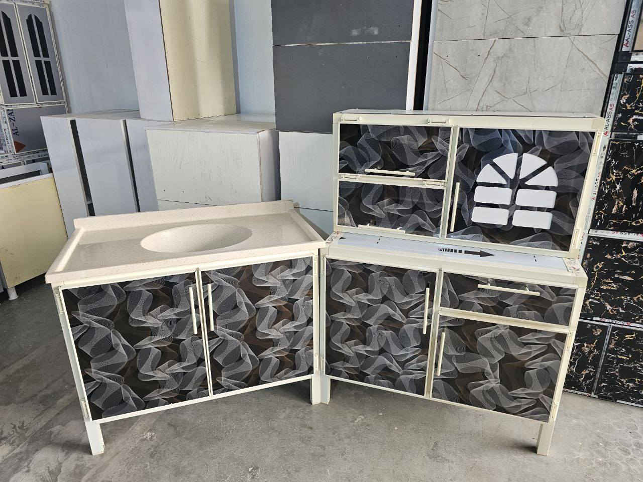 ما عليك بس  احجز والطلب يوصل لباب بيتك 🤗🌹🤗..
كاونتر ارضي وملحق متر    مع  سنك متر  مرمر
💥 (المنيوم سوكي)💥

كاونتر متر وملحق مع سنك متر 
♥️♥️السعر 175/ الف♥️♥️

التوصيل 🚚🚚
التوصيل 🚚🚚
بغداد داخل  مجاني

15 /اطراف  بغداد 

15//رمادي +فلوجه + كربلاء +بابل

25// مركز واسط  
50//أطراف واسط
25 /الديوانيه +النجف
35//ديالى
35/ السماوه+  الناصريه+  العماره + البصره

🔴🔴🔴🔴🔴🔴🔴🔴🔴🔴🔴


**إذا كنت صاحب هذا الإعلان وتريد حذفه لأي سبب، رجاءا أرسل رسالة إلى الدعم الفني**