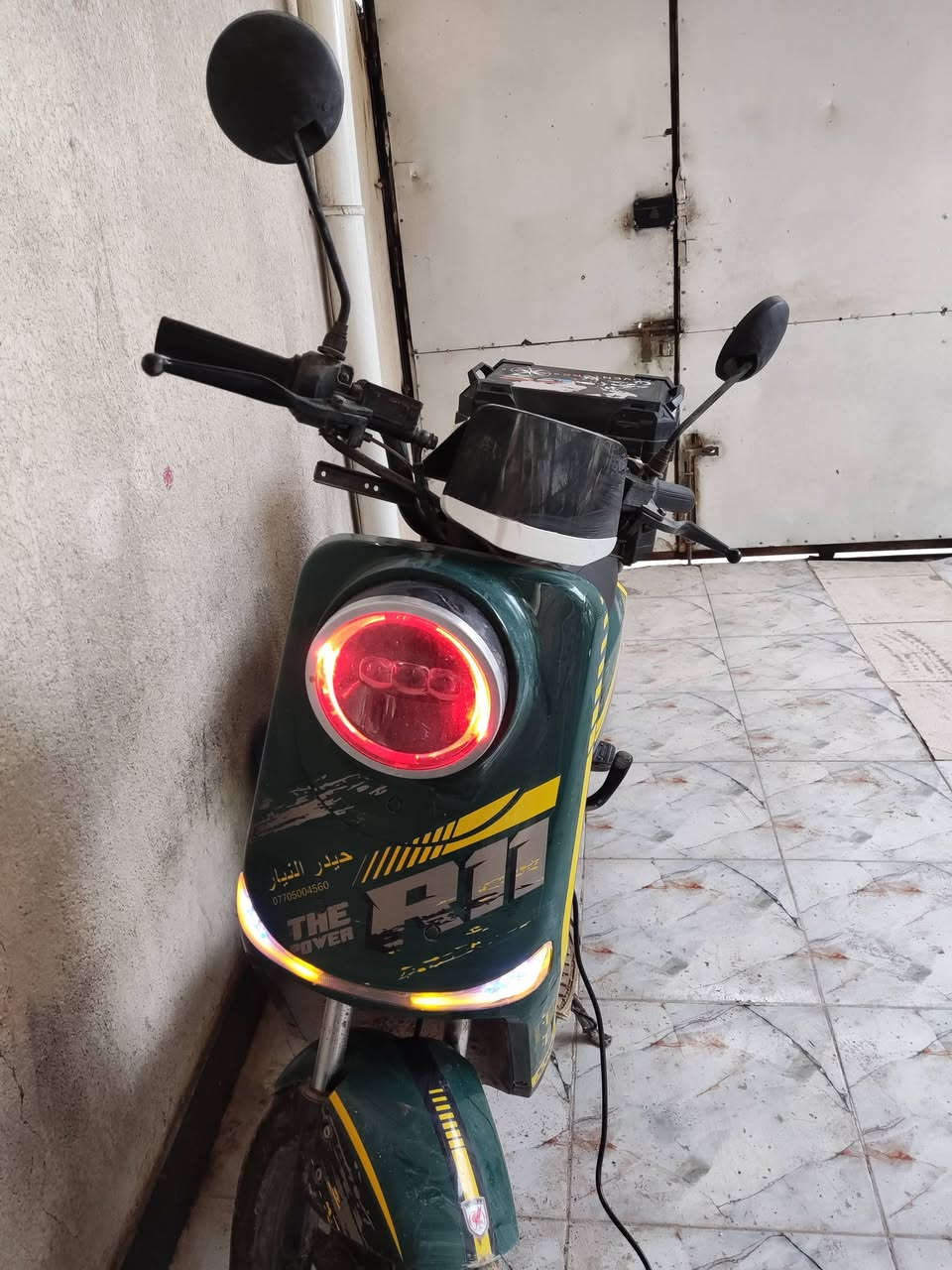 دراجة شحن r11 استخدام 3 أشهر فقط خمس بطاريات ماركة وينلي الحجم الكبير، صارلها 9 شهور من طالعة من الوكيل متروكة شهرين حالياً شغالة على 4 بطاريات واحد واكف
مفتاح عدد2 + بصمة تشغيل واطفاء عن بعد
السعر 475 الف
البصرة ابي الخصيب
للتواصل واتساب 
***********
