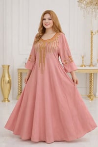 دشداشة كشمير • مقاسات 2x-5x • توصيل محافظات