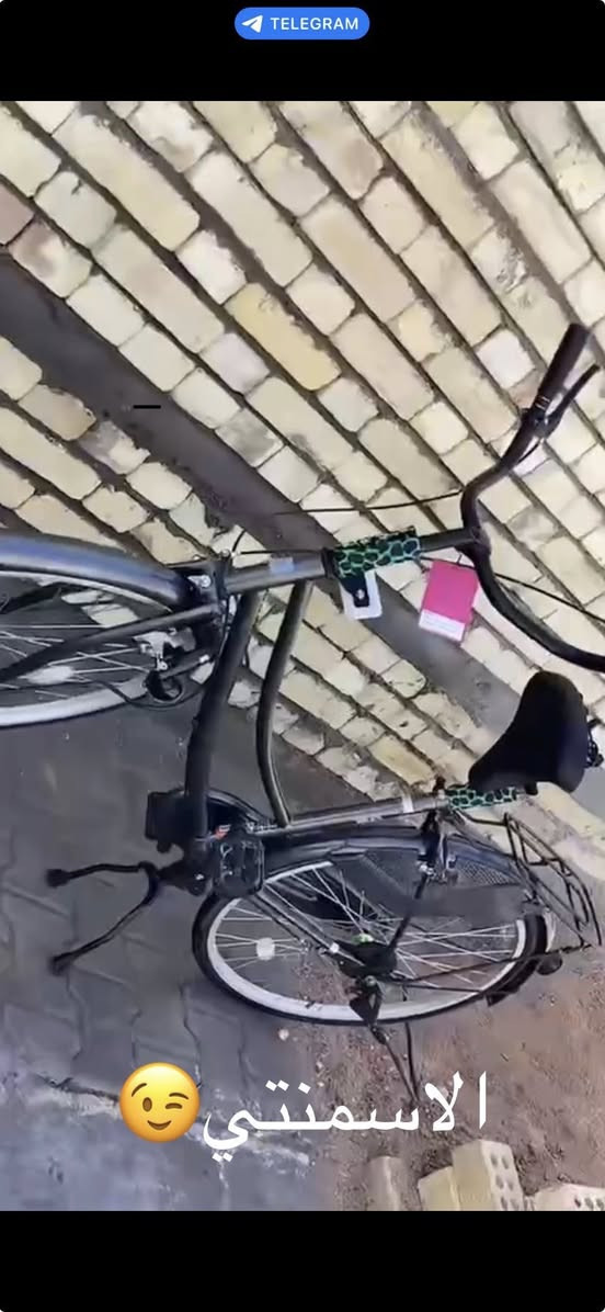 شوف الفيديو طالع بيه الباسكل الاسود باسكل ياباني حجم 26 لون اسمنتي يخبل السعر 100 الف قفل لتواصل واتساب ***********
