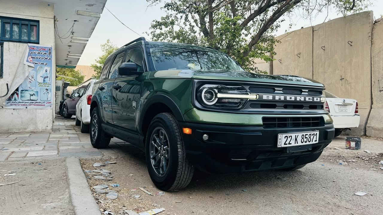 السلام عليكم
تنزيل سعر البيع ١٦٧ السيارة نظيفة وحادثها بسيط 

فورد برنكو سبورت 23 بيه مجال بسيط  او مراوس 

محرك1.5  توربو
سلندرv3( ٦ نوزل)
كير 8 نمر 
ويل كب كروم 
تحكمات ستيرن 
تحديد سرعه 
دفع رباعي دبل اكسل 
فئة big bend
تبريد قطعتين ثلج
تدفئة
حساسات خلفية 
كاميرا خلفية 
خمس مودات قيادة goat 🐐
 ايكو سبورت  نورمال رملي مطري
شاشة ابل كاربلاي
حساسات مري ومسار وستيرن 
جنطة كبيرة 
اوتو ستوب + اوتو هولد 
صندوك فتحتين
سايد بريك دكمة 
كير ماوس 
سياره بدون ايرباكات  تعديل  خشم البنيد وشوية من جاملغ مكان السيارة المشتل
— at ‎بغداد شارع فلسطين ساحة بيروت‎.


**إذا كنت صاحب هذا الإعلان وتريد حذفه لأي سبب، رجاءا أرسل رسالة إلى الدعم الفني**