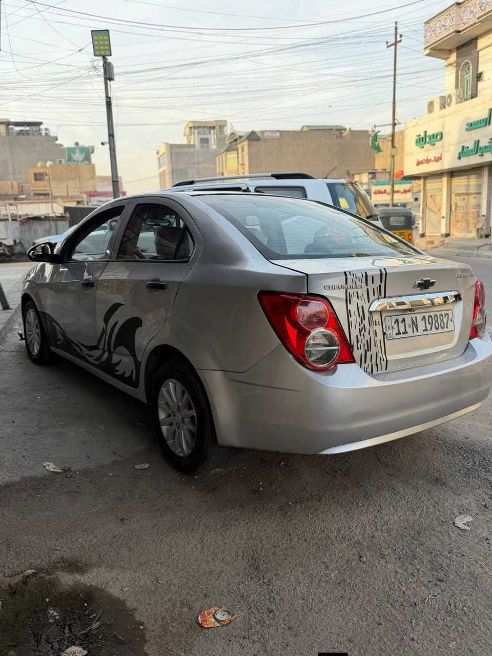 سلام عليكم للبيع شوفرليت سونك افيو 🚘 رقم بغداد انكليزي
موديل 2012 ⭐
وارد خليجي ⭐
مكينه 1800 ⭐
كير مكينه خير من الله  ⭐️
3 قطع صبغ بدون حادث ⭐️
ويل كب رياضي⭐️ 
شاشه تاب اصليه⭐️ 
صدر جديد⭐️
تخم تاير جديد ⭐️
 باتري جديد ⭐️
مغلفه كشنات وارضيه ⭐️
السعر 65 
*********** بغداد
