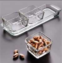 ماعون مكسرات • صوص زجاج مقسم • توصيل محافظات