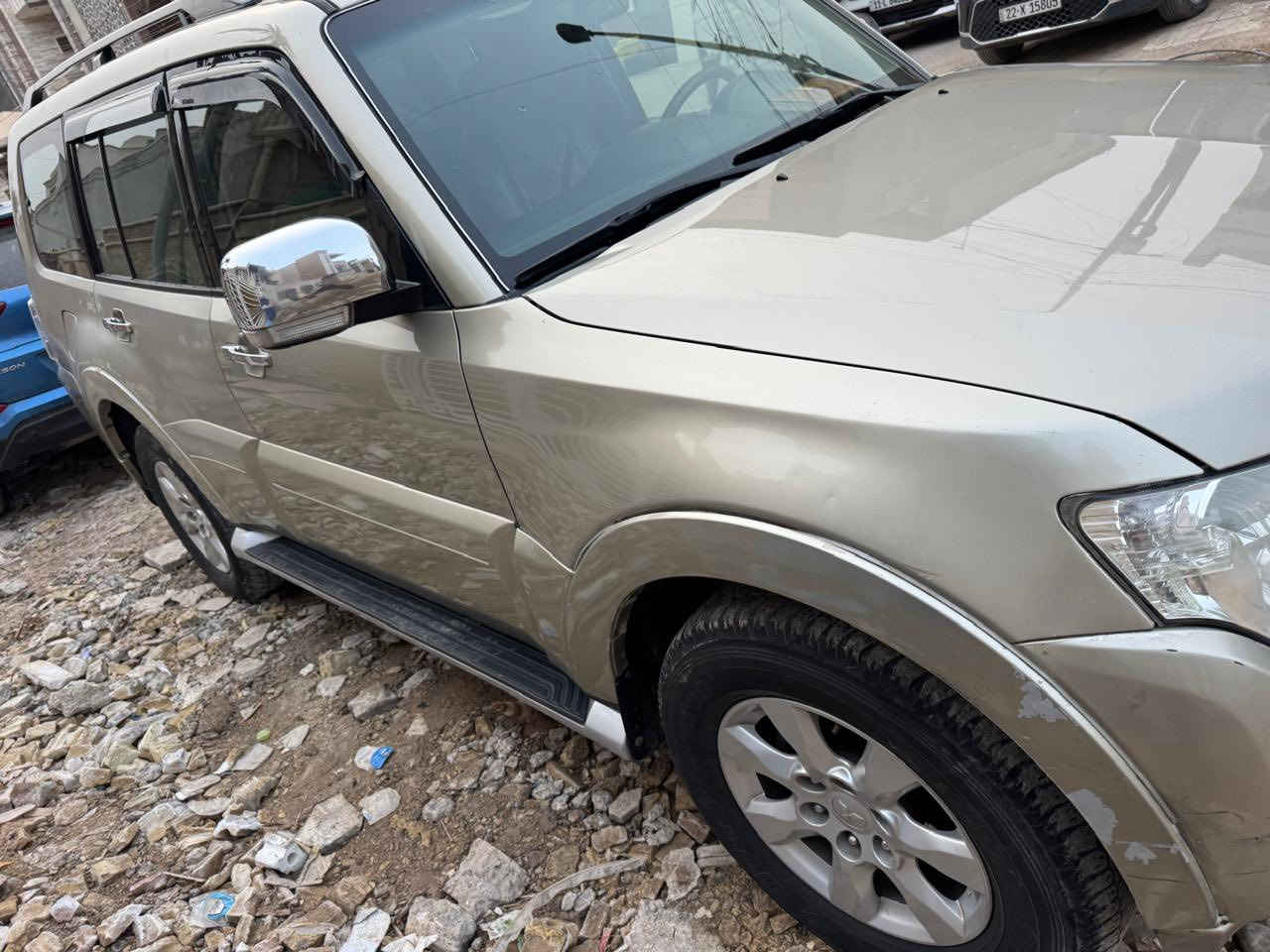 السلام عليكم باجيرو 2018 خليجي
بيها قطعتين جراد فقط الباقي كفاله من كلشي 
مكان السياره بغداد سعر 168   ***********
