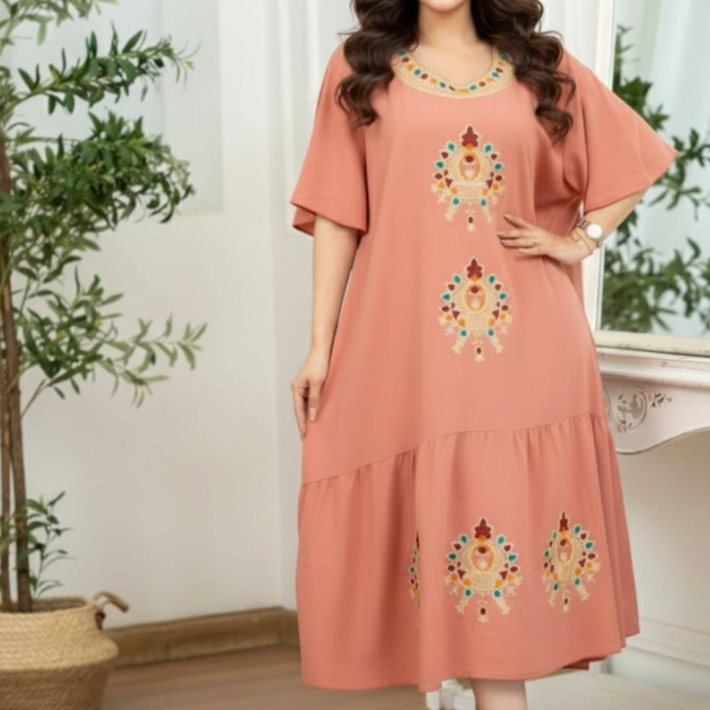 🚨جملة فقط 🚨
دشداشة كشمير مطرزة  قصيرة🩷❤️

استندر  درزن 6 الوان
❌🚫ماكو مفرد🚫❌
                  2xl. 3xl. 4xl. 5xl. القياسات 

سعر الدرزن /   70 الف ✅
يتوفر توصيل جميع المحافظات
للتواصل واتساب 📞 ***********

تلگرام https://t.me/AAHAD13
