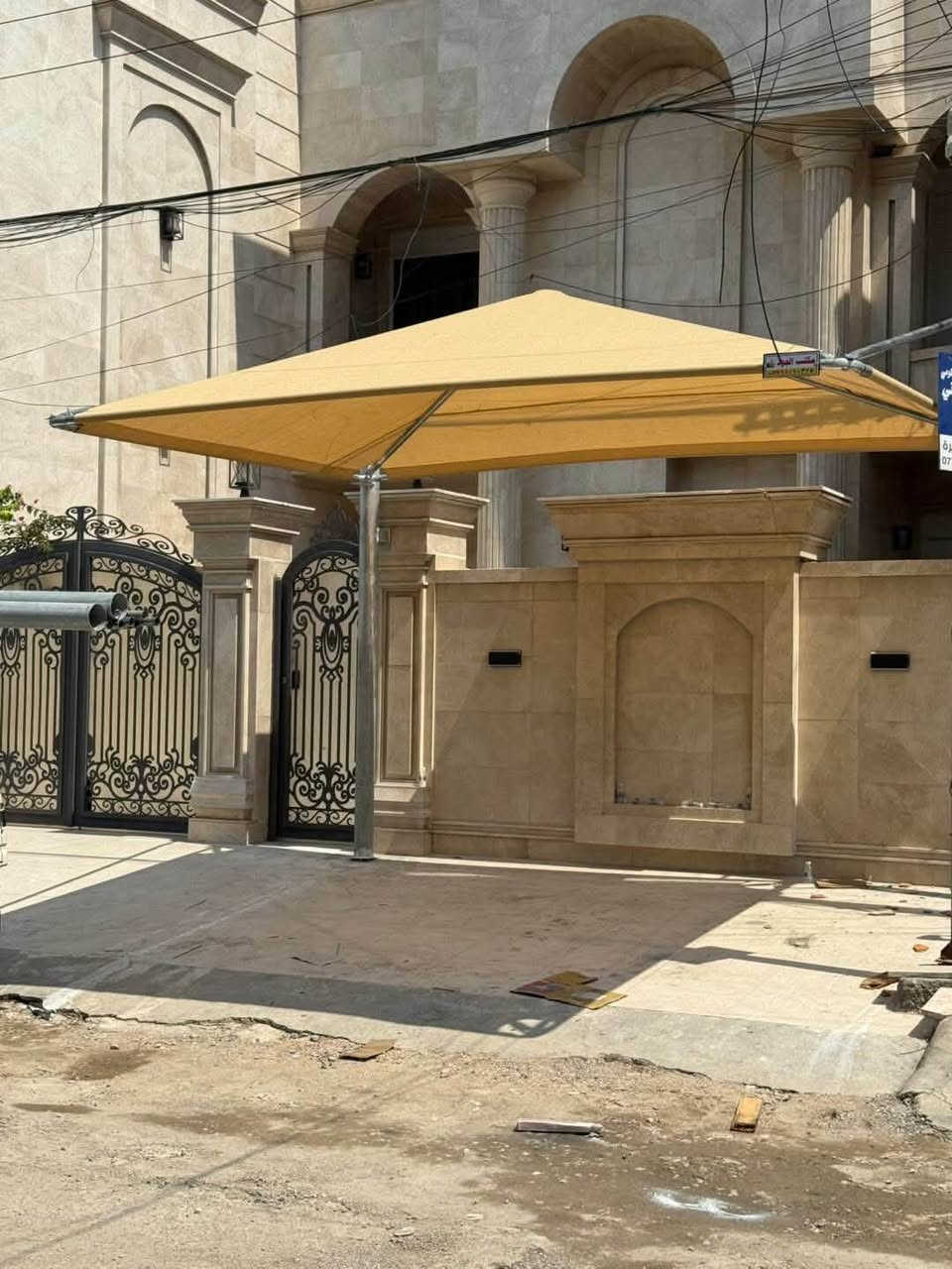 يعلن معمل الماس  للمضلات الحديثه ( الهرميه )( الكيسبان)
1-للقماش الاسترالي 

2-الوتر بروف بس

مضلات هرميه ثابته حسب الطلب ومتعدده القياسات حسب رغبة الزبون

قماش نت استرالي الأصلي  المنشأ مصنع من شركات عالميه🌏

مصنوع من مادة البولي ايثيلين عالية الكثافه والجوده✨

يتحمل جميع التقلبات المناخيه أشعة الشمس🌡️☀️ و الأمطار 🌧️وتياراة الهواء العاليه🌪️

وضمان جادر 5 سنوات وصيانه واستبدال بضمان 5🕗 سنوات

وبجميع الاوان 🟢🔵⚪🔴🟠🟡

يتم التثبيت على ركائز بوري مغلون قطر 5او 6 انج ثقيل🏗️

والهيكل الداخلي بوري مغلون غير قابل لصدأ ضمان 15 سنه لل هيكل🕗

يوجد خصم كبير ا أصحاب المجمعات السكنيه والمدارس وأصحاب المساحات الكبيره

ونعمل في جميع محافظاة العراق وبأنسب الأسعار

للحجز والاستفسار التواصل مع الارقام التاليه وسيتم الرد مباشر ***********

 ذوالفقار الحداد
