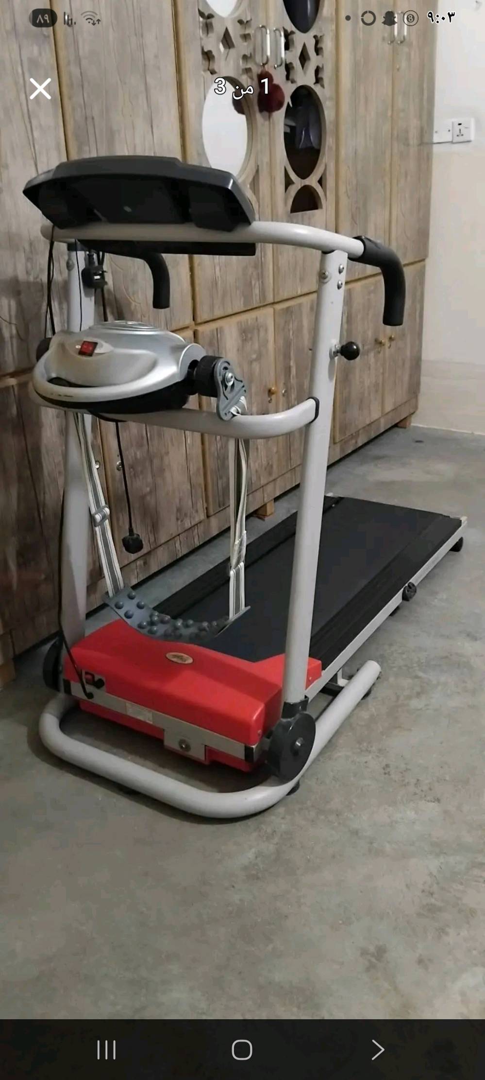 جهاز ركض سعر 220 وزن120kgسرعة 100جدید اي عيب مابي عنوان كركوك بنجاعلي 