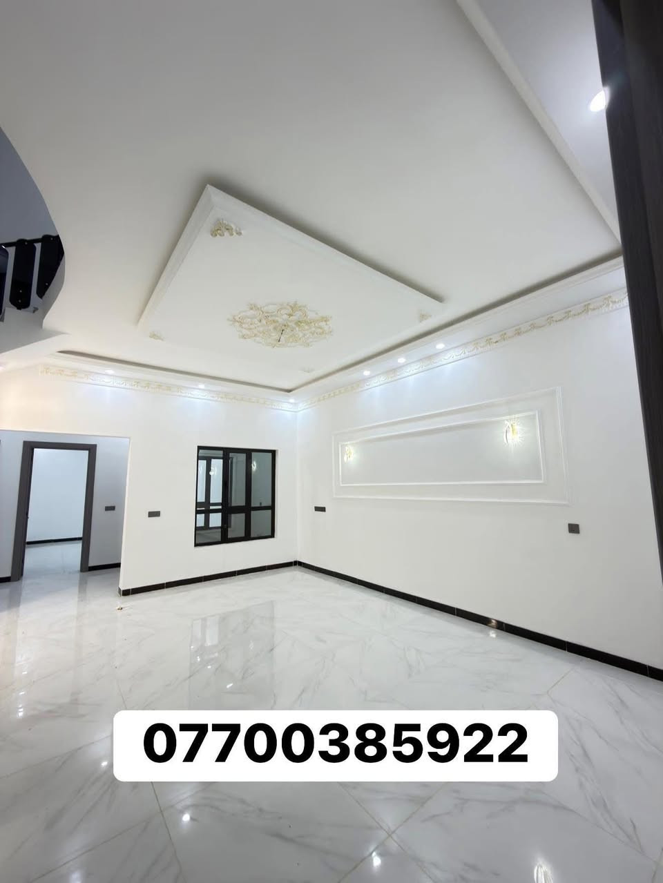 🏡 دار للبيع زيرو في تكريت – القادسية / حي الضباط
📍 الموقع: تكريت – القادسية – حي الضباط

📐 المساحة: 300 متر مربع

↔️ الواجهة: 10 متر

↕️ النزال: 30 متر

🛣️ شارع 15 متر (قيد التبليط)

🔹 مواصفات الدار:

* 4 غرف نوم

* استقبال

* مطبخ

* صالة وسطية

* كراج

* حديقة

* 3 مجاميع صحية

✨ مميزات البناء:

* شغل فول الفول

* سحب مغربي طابقين

* واجهة حجر حلان

* نظام صحيات دفن

* نظام جزامة

* نظام غاز

* أبواب داخلية تركية

🏠 دار حديثة البناء بمواصفات ممتازة وتشطيبات راقية، في موقع مميز وهادئ مناسب للسكن العائلي.

📞 للاستفسار والاتصال:***********
