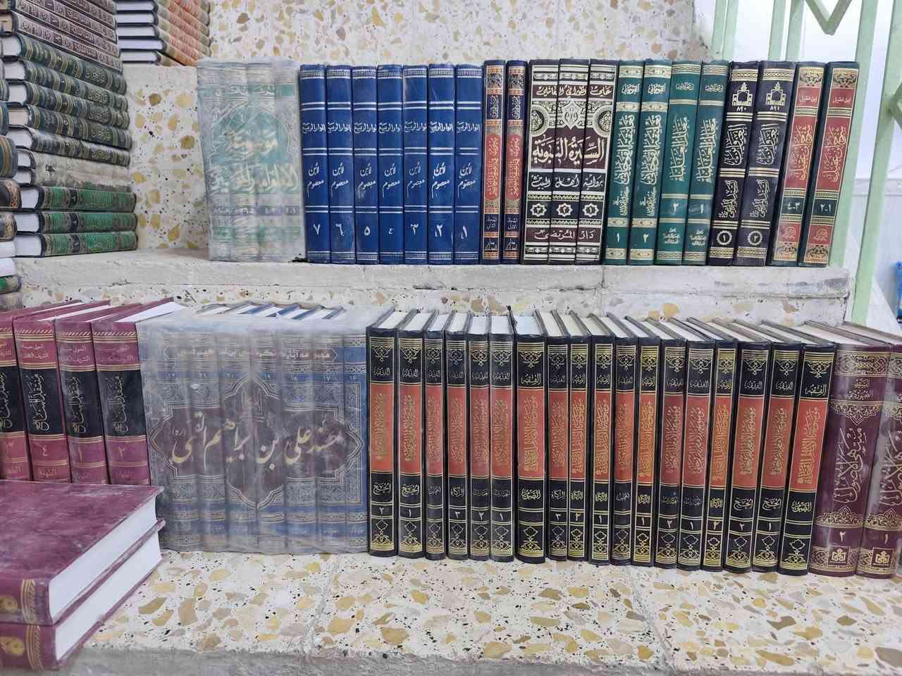 مجموعه دورات
بدائع البحوث 30

الحاشية على شروح الإشارات مجلدين ب 25 

الفتاوى ثلاث مجلدات ب 15 

دستور العلماء 15

المعين في معجم رجال الحديث 8 ومتوفر كميه للي يريد منه جملة .

لئالئ الأصول للشيخ الكركانب ثلاث مجلدات 10 

الدمعة الساكبه ثمان مجلدات 20

كتاب القضاء 15

جامع المدارك 50

البداية في شرح الكفايه ورقية خمس مجلدات 20

تكملة الغدير 10

جواهر الكلام دوره كاملة طبع ايران 100 الف

وسائل الشيعه ام العشرين مجلد ب 70

المعجم في فقه لغة القرآن وبلتغته من الجزء الاول لحد ال36 وصدرت بعدها اجزاء ما متوفره عدنه .

300

تنقيح المقال دوره كاملة طبع ايران 210

كشف الغطاء 15

منهاج الناسك في أدلة المناسك 4 مجلدات ب 15

نهاية الأفكار اربع اجزاء بثلاث مجلدات 15

الجمرات الودية ديوان شيخ علي الجمري . مجلدين ب 8

اقرب الموارد في توضيح العربية خمس مجلدات ب 20

فرائد الأصول اربع اجزاء 20

حاشية المكاسب للنائيني 15

موسوعه الروحاني تسع مجلدات 25

مسند علي بن براهيم 35

منتقد المنافع 25 

شرح ابن عقيل 7

العناوين 10

تعليقه القوجاني 10

معالم العلماء فقط جزءين 7

انوار الربيع في انواع البديع 30

اوثق الوسائل 25

ميزان الحق 15

شرح نهج البلاغه طبع ايران اوفسيت على طبع مصر الاولى 55

كشف اللثام 11 مجلد 40

مختلف الشيعه 40

ضياء العاملين في بيان أمامه الأمة المصطفين تسع مجلدات 30

العقد النضيد . نقص فقط خمس اجزاء متوفره 15

الحدائق الناضره طبع بيروت 215

مستدرك الوسائل طبع بيروت 30 جزء 190

ارشاد الطالب 30

جواهر الكلام طبع ايران محققه ومعلق عليها 310 

جواهر الكلام دوره كامله بدون تحقيق 43 جزء ب 100

تمهيد المطالب 50

بداية الوصول 25

بحر الفوائد 25

التفسير الكبير لل امام الفخر الرازي 125

العروة الوثقى ست مجلدات 30
المبسوط في فقه الأمامية 30
مفتاح الكرامه 160
حاشية الدسوقي ثلاث مجلدات 12
موسوعة امير المؤمنين القرشي اربع مجلدات 15 الف


**إذا كنت صاحب هذا الإعلان وتريد حذفه لأي سبب، رجاءا أرسل رسالة إلى الدعم الفني**