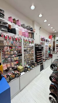 ديكور للبيع بسعر مناسب 4 فاترينات  جنكال وخزن عرض الوحده 278 سم  وارتف...