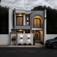 واجهة ١٠م • تصميم حديث • المحاويل مقابل البلدية