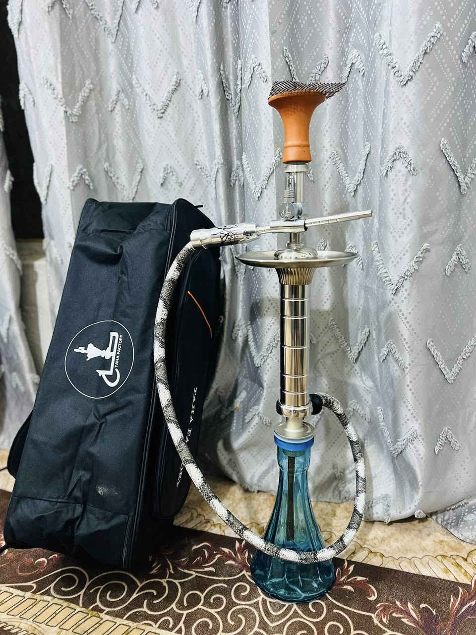 طــه
استعمال اقل الأسبوع 
آخر إصدار 2026 حصراً من ابو زهراء 
الحجم المنزلي الوسط 
كامل ملحقات حتا جنطه 
فنجان زيتي من اول تعميره 
دخان كثيف. فوللل مزاج 
مكاني ميسان 
سعره قفل 175 لف بس جنطته ب 25لف 
ماعندي توصيل تجي للبيت وبخدمتك 
***********
