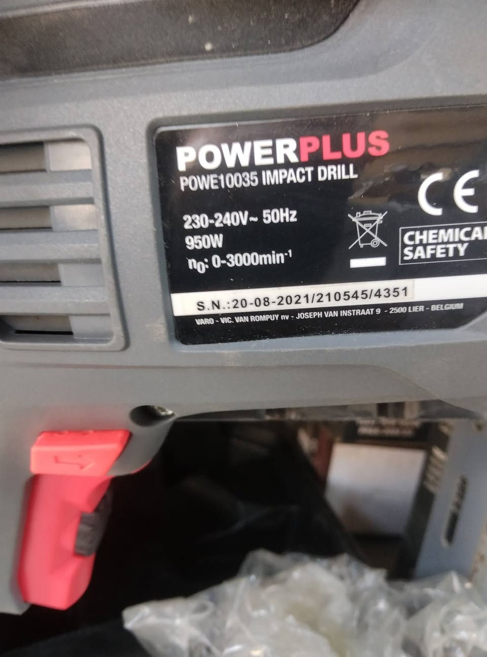 ادريل همر وتثقيب بور بلص بلجيكي اصلي سعر القطعه 50واصل لجميع المحافظات


**إذا كنت صاحب هذا الإعلان وتريد حذفه لأي سبب، رجاءا أرسل رسالة إلى الدعم الفني**