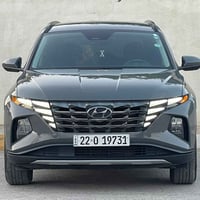 هونداي توسان 2024 لون اسمنتي فئة SEL وارد امريكي صور الحادث مرفقة بل م...