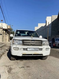 اسلام عليكم لاندكروز 2002محدث 2005السياره حيل حلوه بيه صبغ قطعتين منضو...