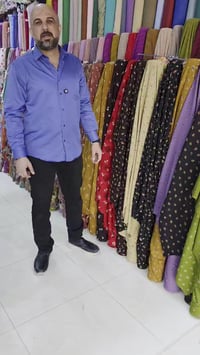 كشمير دسجارج • خامة قطنية • ملمس ناعم