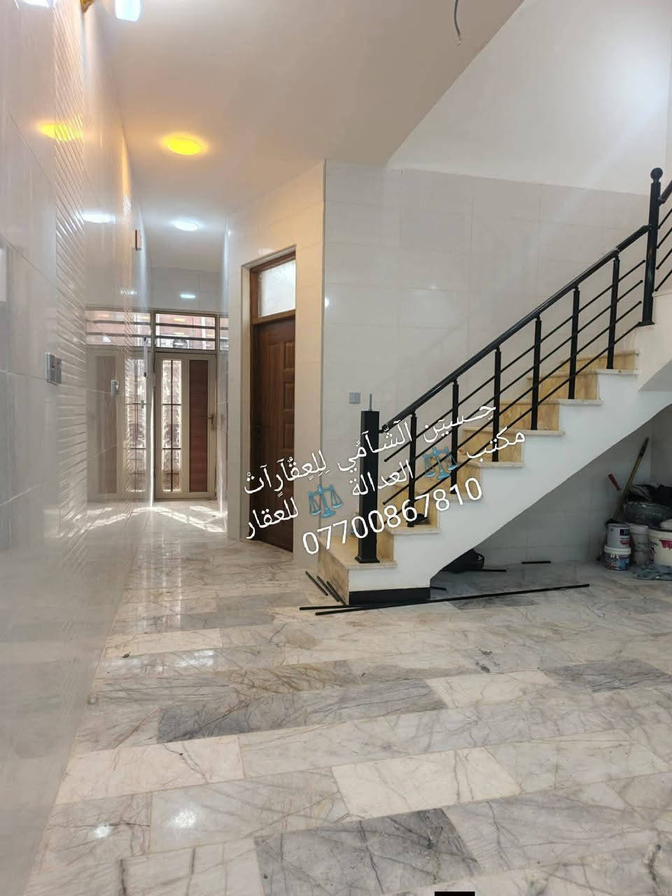 🧿﷽ 🧿
📌 مشتمل للبيع 🏡 البيت مستقل
📌مساحه 75  م الواجهه 5م والنزال 15مدخلين
📌ط1 كراج  واستقبال وحولي وغرفه وخدمات
📌وط2 غرفتين وخدمات وبيتونه وسطحين
📌الشارع 12م والرصيف 3م
📃✏️العنوان 📌 بغداد  الشعب خلف جامع الجهاد🏡 

📌عنوان المكتب #مڪتبَ_آلُِعٍدِآلُِة_لُِلُِعٍقٌآرٍ 
 بٰٰيٰع&شراء&بٰٰناء&هدم&دور &تہٰصہٰميٰم &اشرافہٰ&تنـِفيـٍذ
📌🌐بغداد الشعب شارع الاسواق المركزية مجاور مسبح العدالة 🌐
📌للاستفسار اتصل ☎️ 📞 *********** ويوجد واتساب وماسنجر
حٍسين آلُِشُآمي لُِلُِعٍقٌآرٍآت🪐
