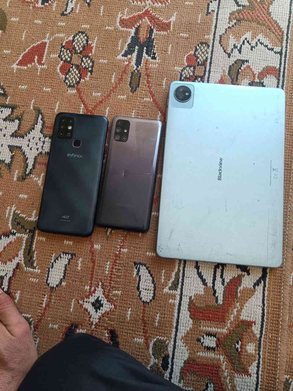 اجهزه  عوزهن شاشاشت فقط 
شرط  الفحص  اي خلل مابيهن 
كلكسي  m51 ذاكره 128 
انفنكس هوت 10 ذاكره 128
بلاك فيو ايباد   ذاكره 128 
كلهن خللهن بس شاشه  بس  ال باد بلاك فيو
 شاشه وبطاريه
المكان ناصريه مركز


**إذا كنت صاحب هذا الإعلان وتريد حذفه لأي سبب، رجاءا أرسل رسالة إلى الدعم الفني**