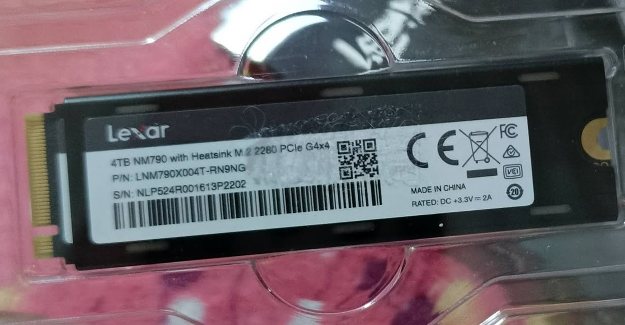 NM790 4TB HEATSINK متوفر


**إذا كنت صاحب هذا الإعلان وتريد حذفه لأي سبب، رجاءا أرسل رسالة إلى الدعم الفني**