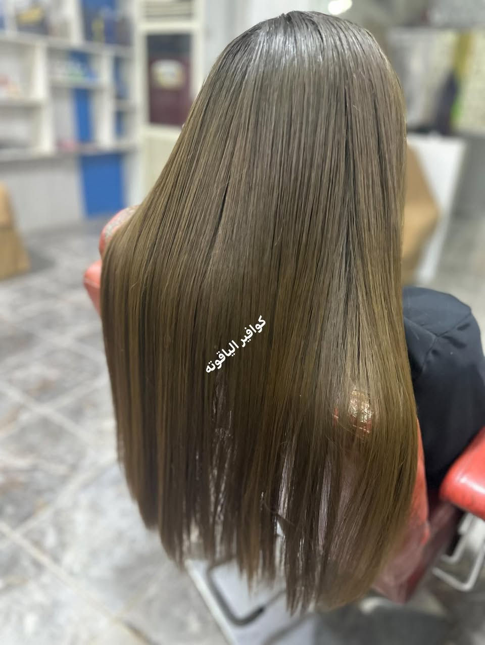 شعر تعبان ومتقصف إلى شعر لامع وصحي بعد جلسه المعالجه والتسريح  كوافير  الياقوته للحجز والاتصال***********
