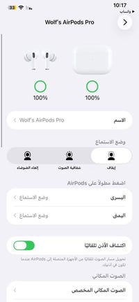 ايربود Wolf’s AirPods Pro اصليه مال ابل مستخدمه الصوت محيطي عزل فول ال...