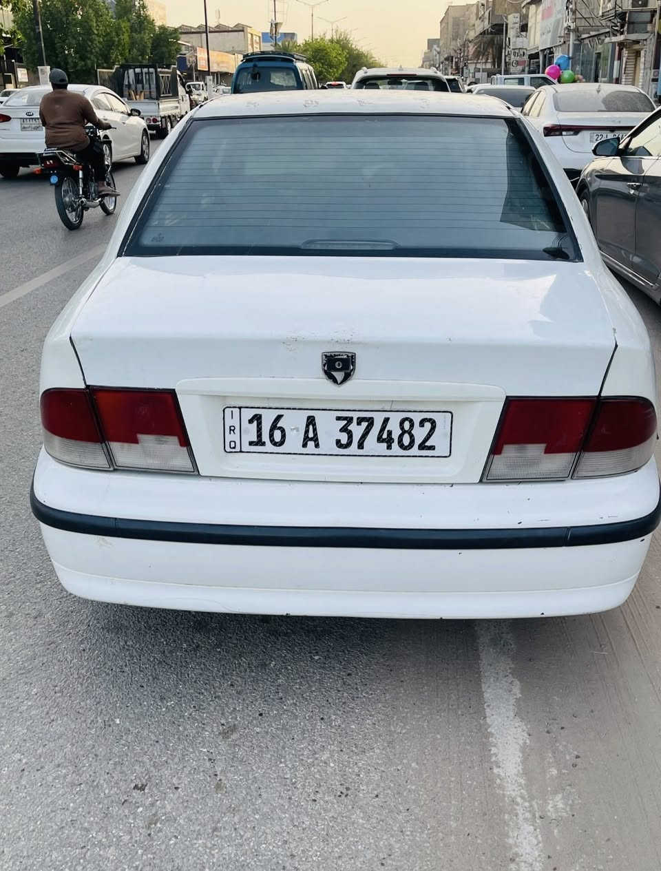 بيع مستعجل 
سمند ٢٠١٠ 
رقم انكليزي باسمي 
كير خير من الله  
محرك لا تبخير ولا تنقيص 
حداديه مكفوفه 
تخم تاير جديد 
فلنجات ودسكات شد جديد 
دوشمه جديده 
سنويه ٣١ صلاحيتها 
نقصها فقط كمبريسر صوندات كلها موجوده وجاهزه 
مداور ثاني يوم لا غرامات ولا سرقات عليها 
بيها طخات بسيطه بالكشر 
سعرها ٣٣ وبيها محال حك الجيه 
اتصال فقط غير متواجد بالفيس 
مكان السياره بابل 
***********
