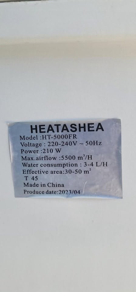 موبەریدەی HEATASHEA بۆ فرۆشتن
موبەریدەکە زۆر پاک و نوێیە و کەم ئیشی کردوە
پانکەی گەورەیە موبەریدەکە و بە 3 دەرەجە ئیش ئەکات
سووڕانی هەوا و Timer ی تیایە بۆ کاتی کوژانەوە
هەموو شتێکی موبەریدەکە بە شەرت ئیش ئەکات و هەوایەکی زۆر سارد و باشی هەیە
گونجاوە بۆ ناو ماڵ و دوکان و ئۆفیس و شوێنی ئیش بەهۆی کەمی دەنگیەوە
نرخ: 160 هەزار
شوێن: سلێمانی - گەڕەکی ڕاپەڕین
بۆ زانیاری زیاتر پەیوەندی بکەن
***********
