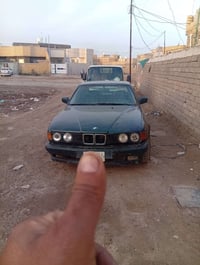 بي ام 735  رقم نجف  كير ومحرك وحداديه  ويل 18 كير وتو موديل 93 بيع ومر...