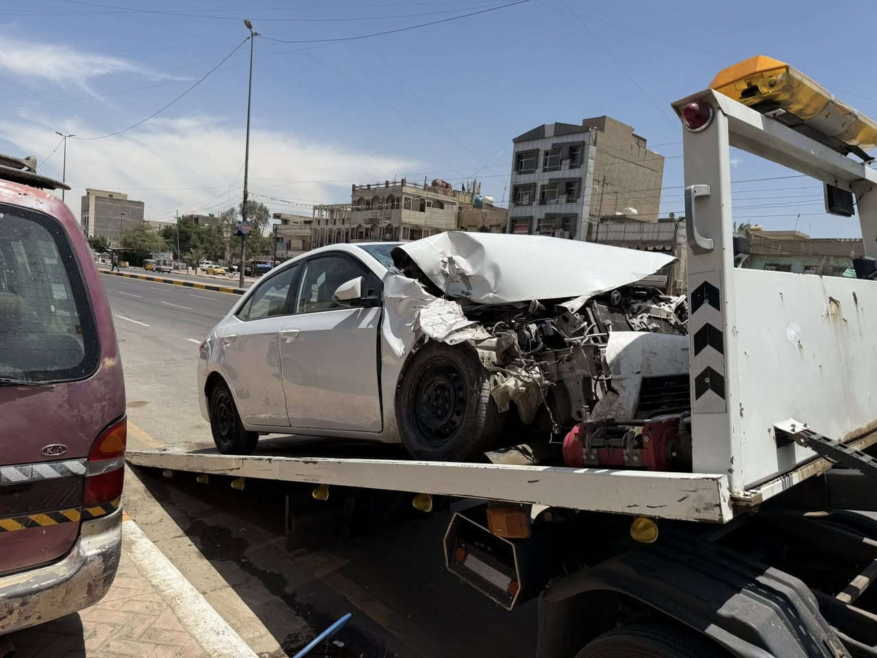 السلام عليكم تيوتا كورلا خليجيه  موديل 15رقم بغداد شركه العامه  شرط تحويل ابيع عل حادثه مكينه وكير شاصي كفاله لغد واحد متذي  فقط سياره شغاله مكينه 1800كفاله ماشيه 160حقيقي سابقن سياره كفاله عامه شراي يتصل مكاني بغداد ‭0781 997 0321‬
مكلف بل نشر اخوان اعتذر عل مرواس
