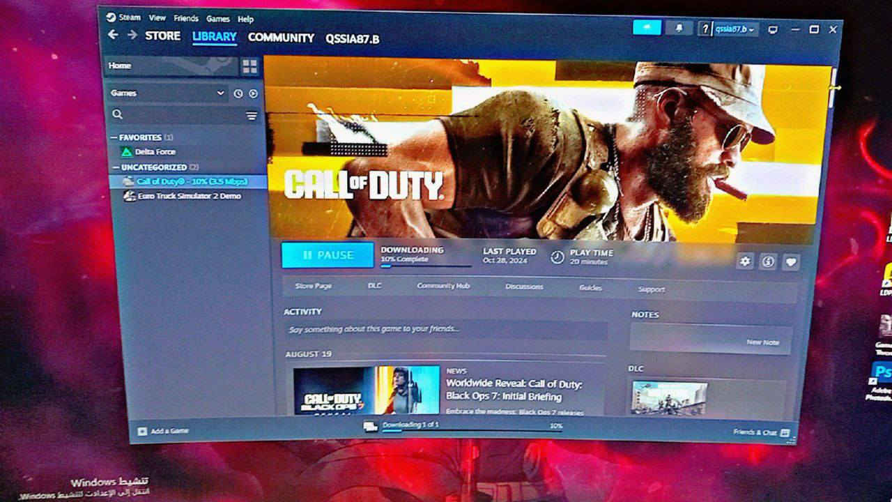 💻 تجميعة PC للبيع | جاهزة للألعاب والبرامج 🎮✨ستخدام قليل جداا
📌 مواصفات الجهاز:

🖥️ الكيس: XXIGMATEK مع تصميم أنيق

🌈 المراوح: 4 مراوح RGB مع تحكم كامل بالألوان

🎮 كرت الشاشة: NVIDIA GeForce RTX 2070 SUPER قوي للألعاب الحديثة والبرامج

⚡ المعالج: Intel Core i7-9700F (3.0GHz، 8 أنوية)

🧠 الرامات: G.SKILL 16GB (DDR4)

🚀 التخزين: Lexar 512GB SSD (سرعة تشغيل عالية)

🔌 الباور سبلاي: Thermaltake 650W

🖲️ المذربورد: MSI Z390-A PRO (MS-7B98)

🖥️ الشاشة: Samsung C24RG50FQ (CRG5 Series)

شاشة مقوسة 24 إنش (23.5″ فعلي) مع انحناء 1800R لزيادة الانغماس البصري

دقة 1920×1080 (Full HD) بنسبة عرض 16:9

🔋 جهاز UPS (مزود طاقة احتياطي) – Online Double Conversion

الطاقة: 1 kVA / ~900 W

الجهد الداخل: 110 – 300 VAC

الجهد الخارج: 220–240 VAC (Pure Sine Wave)

الكفاءة: Line ≥ 91% | ECO ≥ 96% | Battery ≥ 90%

البطاريات: 2 × 12V 9Ah (مع دعم بطاريات خارجية أكبر)

التحكم: شاشة LCD + أزرار (ON/MUTE, SELECT, OFF/ENTER)

النقل: Zero Transfer Time (بدون تقطيع)

الميزات: Cold Start, EPO, ECO Mode, حماية كاملة

واجهات إضافية (اختياري): SNMP / Modbus / Email

🏎️ دركسون محاكاة القيادة (Racing Wheel Set – PXN V9):

الطراز: PXN V9

التوافق: PC (ويندوز 7/8/10/11)، بلايستيشن 3، بلايستيشن 4، إكس بوكس ون، نينتندو سويتش، أندرويد.

عجلة القيادة: زاوية دوران 270° / 900° قابلة للتبديل + محاكاة اهتزاز (Vibration Feedback).

الأزرار: أزرار تحكم مدمجة متوافقة مع وحدات التحكم الأصلية.

الدواسات: 3 دواسات معدنية (Clutch, Brake, Accelerator).

ناقل الحركة (Shifter): يدوي 6 سرعات + R (رجوع للخلف).
 ماوس + كيبورد

سعر:  مليون و 100


**إذا كنت صاحب هذا الإعلان وتريد حذفه لأي سبب، رجاءا أرسل رسالة إلى الدعم الفني**