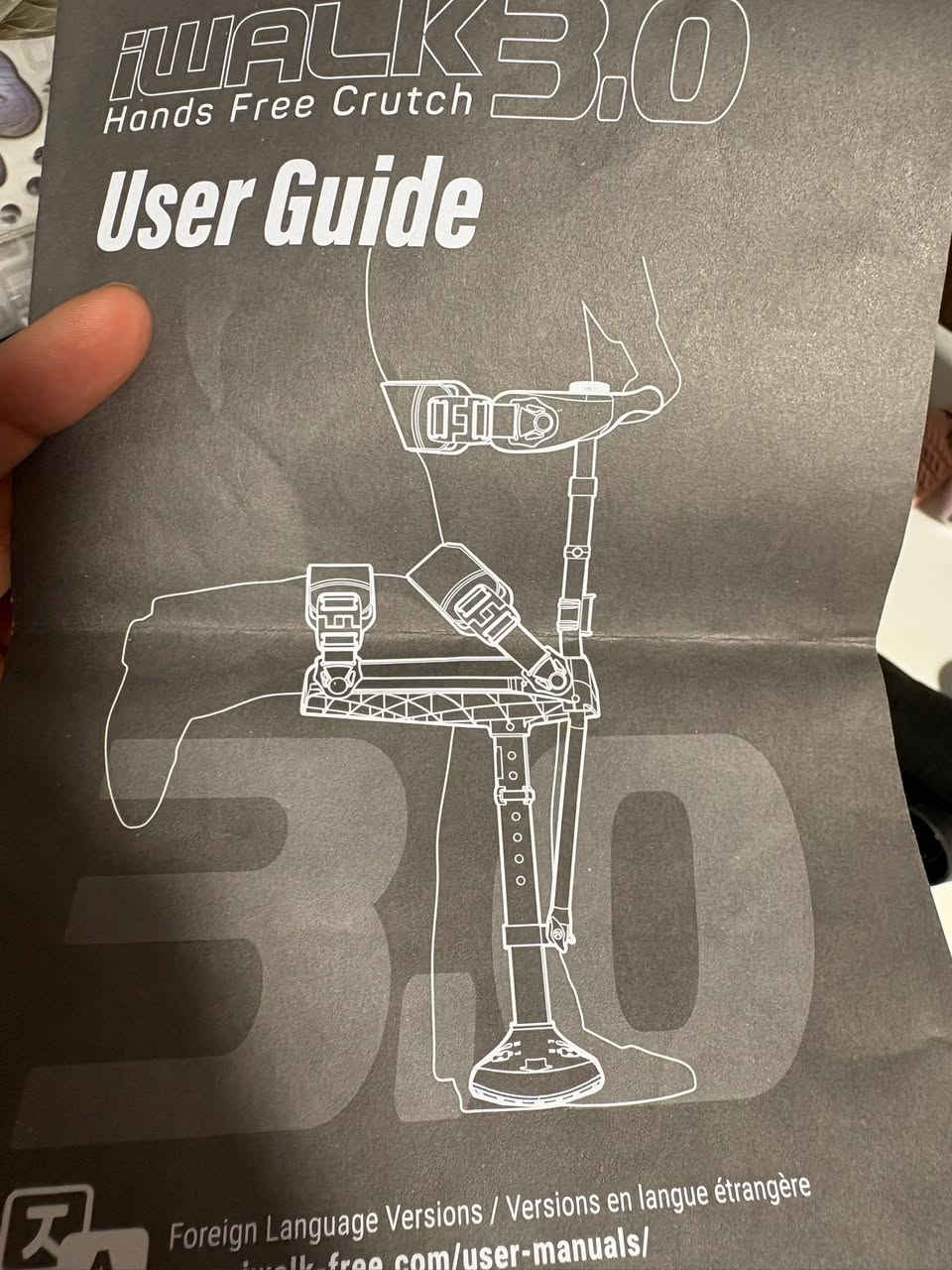 اعلى سعر وبلعافيه
للبيع - iWALK 3.0 Hands Free Crutch
العكازة الذكية بدون استخدام اليدين

**المواصفات:**
- الماركة: iWALK 3.0 الأصلية
- الحالة: [جديدة / 
- معاها: الكتالوج + كل الملحقات
- تتحمل وزن لحد 136 كغم
- مريحة جداً للكسور والجبس بالقدم
**المكان:** بغداد - [المنطقة] ويوجد توصيل لكل المحافظات
*


**إذا كنت صاحب هذا الإعلان وتريد حذفه لأي سبب، رجاءا أرسل رسالة إلى الدعم الفني**