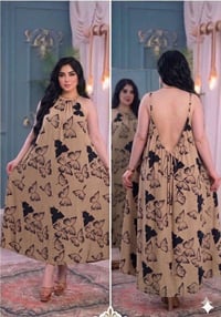 فستان نسائي • خامة كريشة • مقاسات L-5XL