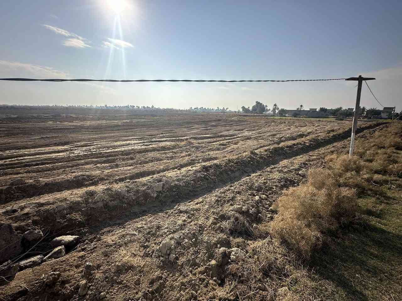 السلام عليكم
متوفر ارض طابو زراعي سند 25

الارض صالح سكن او مزرعة  

الارض على تبليط مباشر وفيها حصة اروائية وقريب منها مدارس 

الموقع بين بغداد فلوجة منطقة النعيمية

***********
