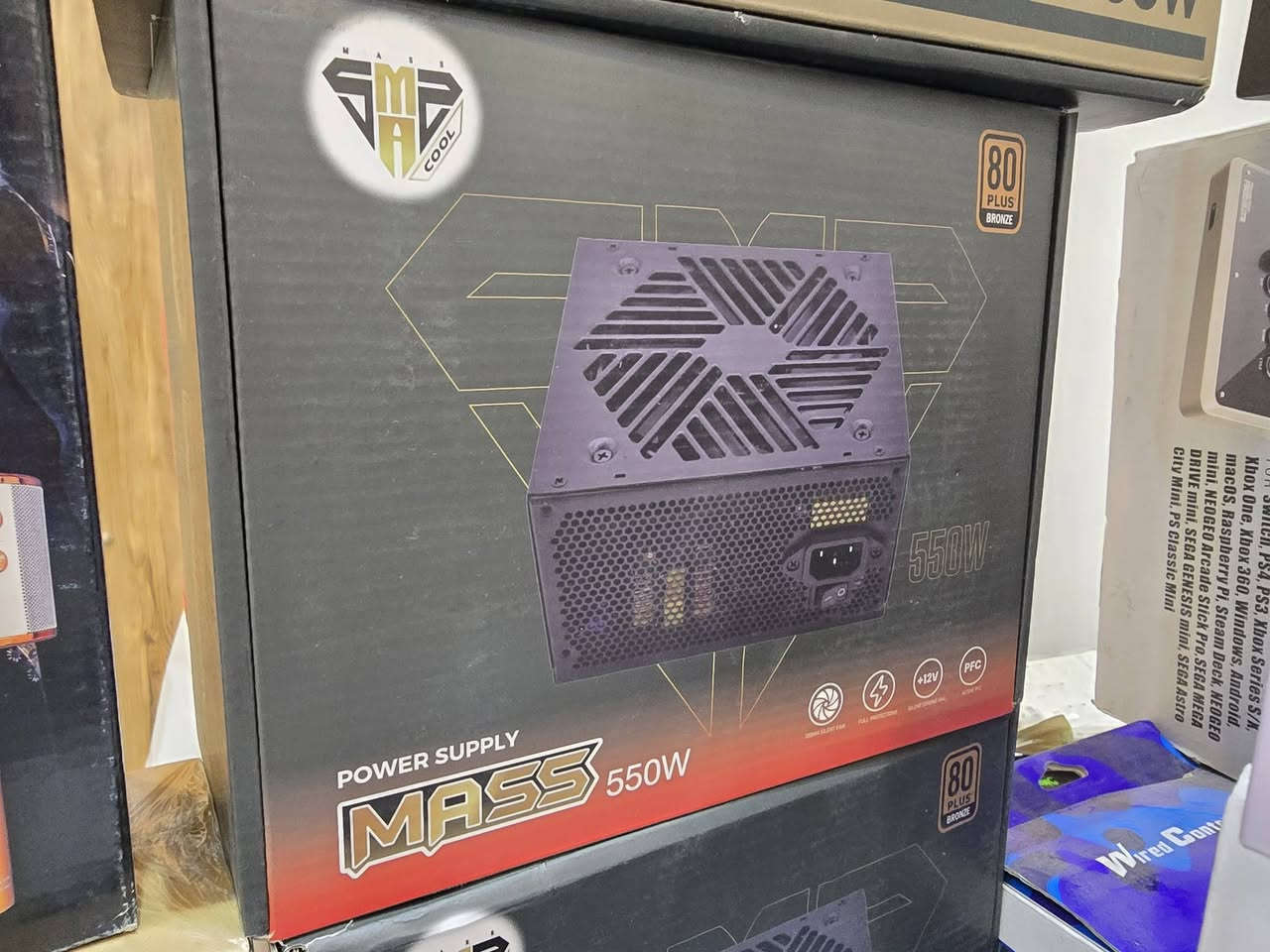السلام عليكم . قطع للبيع .
مبرد mntob دبل فان . جديد ب 20 الف . 

باور سبلاي 550w mass جديد . برونز . 55 الف . 

بورد B850M MAXSUN WIFI ICE . جديد ب 200 الف فقط .

باور FSP HYDRO G PRO GOLD 1200W . جديد ب 220 الف . 

مبرد AG400 جديد ب 20 الف . 

متوفر توصيل لكل محافظات العراق . 
مكاني بغداد شارع فلسطين .


**إذا كنت صاحب هذا الإعلان وتريد حذفه لأي سبب، رجاءا أرسل رسالة إلى الدعم الفني**