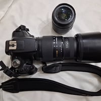 كانون  2000D مع كامل ملحقاته   جنطه   ستاند 170 سم   زوم رياضي 300_70 ...